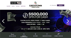 Desktop Screenshot of greektowncasino.com